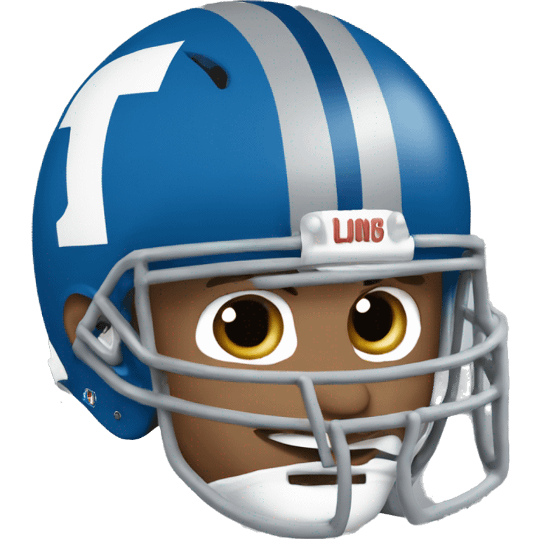 Detroit lions football  emoji