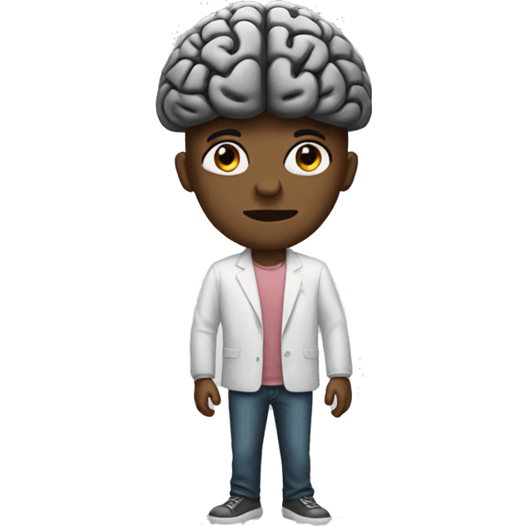 black brain emoji