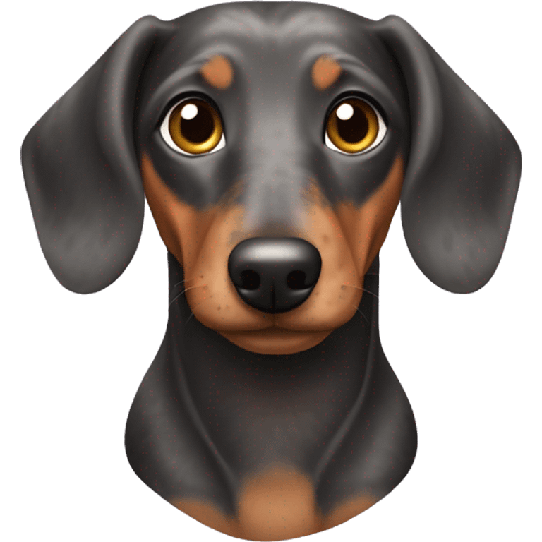 Dachshund dapple emoji