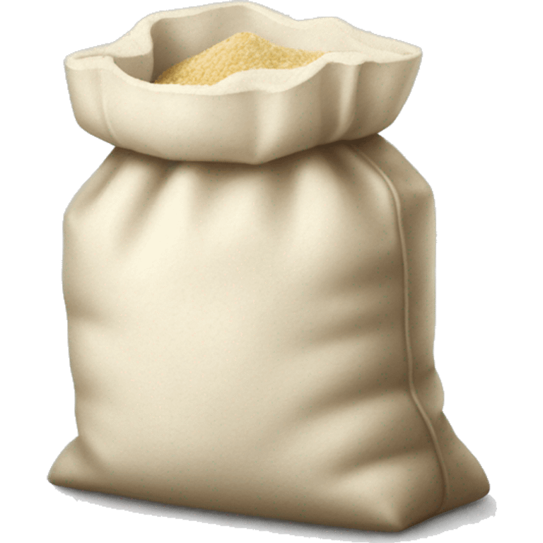 Small bag of flour emoji