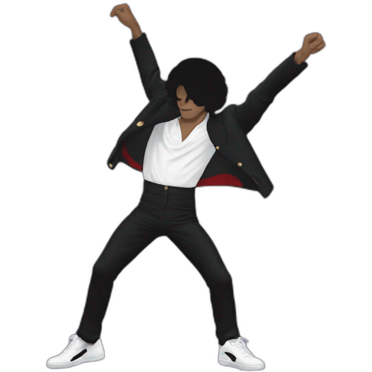 Michael Jackson dab emoji