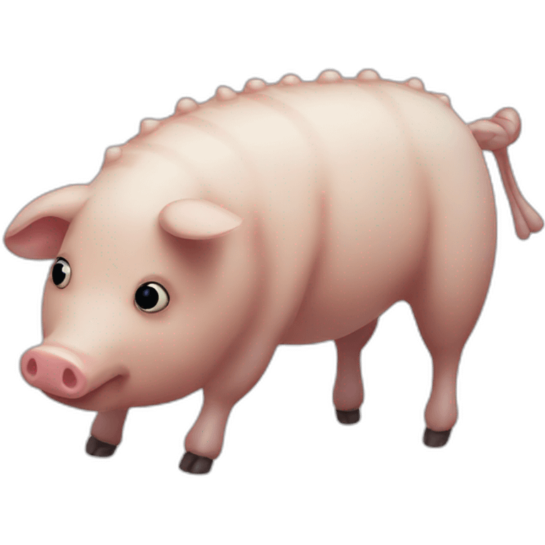 Centipede pig cow emoji