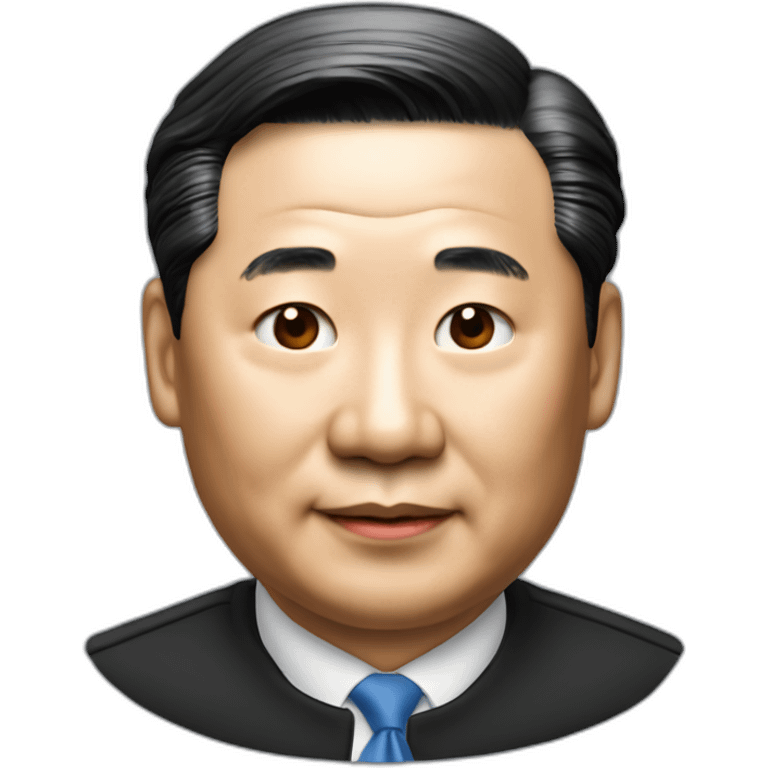 xi Jinping with cup award emoji