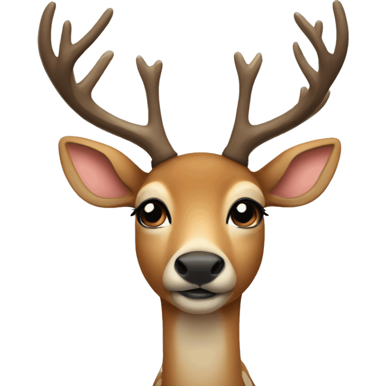 deer with eyelashes  emoji