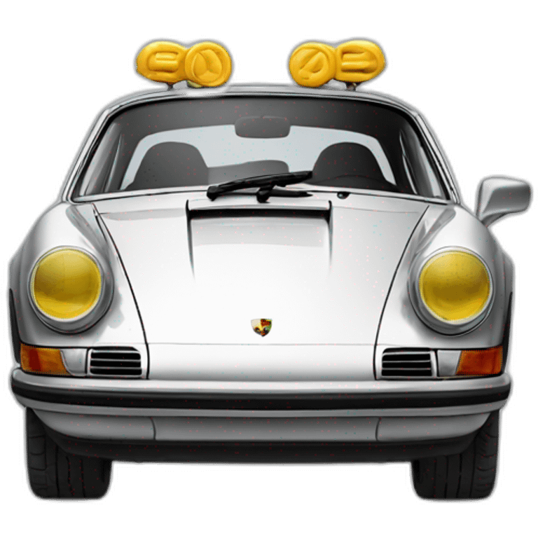 Une Porsche emoji