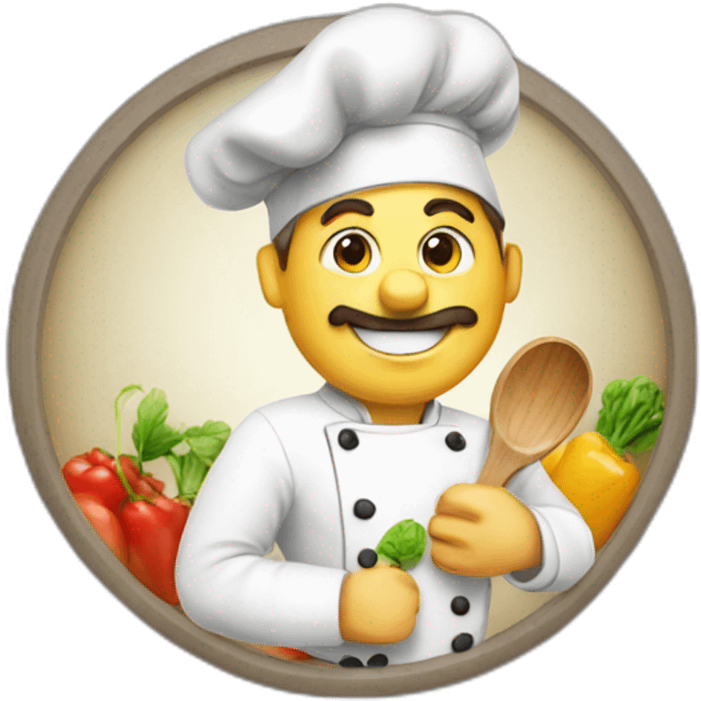 german chef in the kitchen emoji