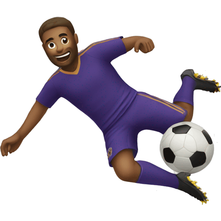 sliding tackle soccer emoji