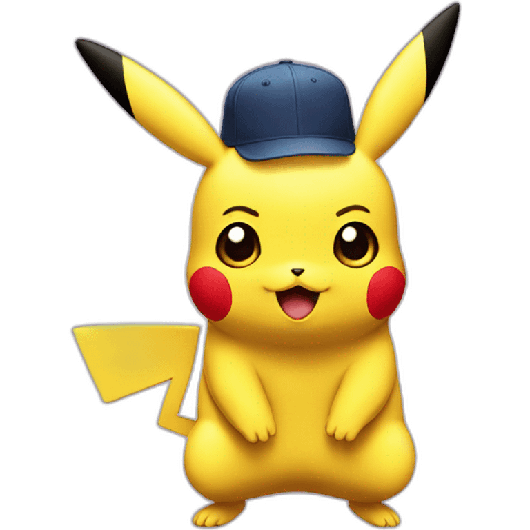 pikachu as one of those theatre kids, you know the type emoji