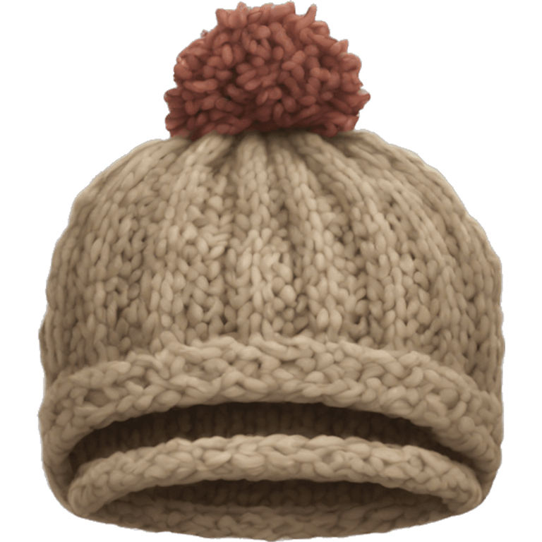 knit winter hat no person emoji