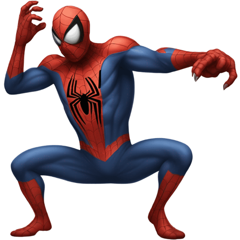 Zombie Spiderman fightto spiderman emoji