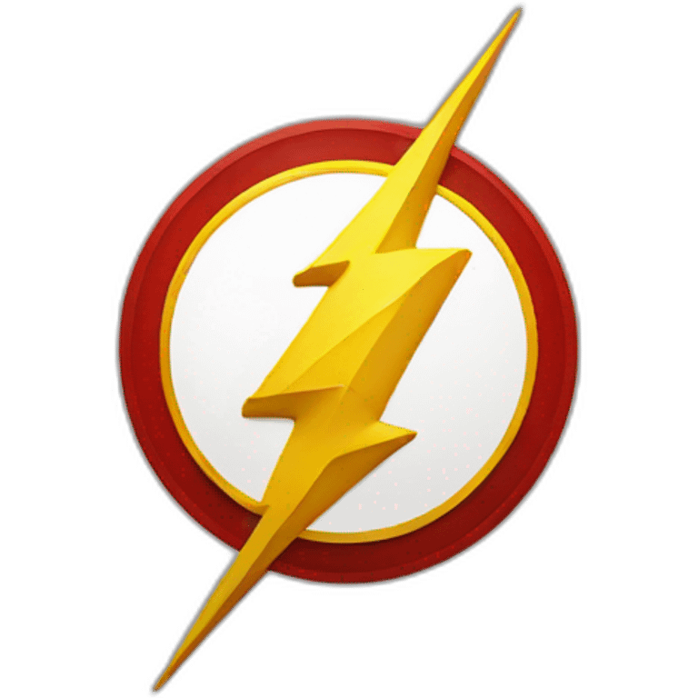 the flash logo emoji