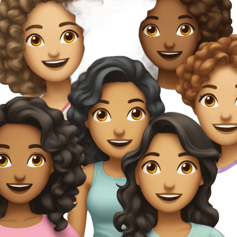 Latina polycule emoji