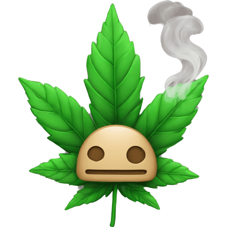 Emoji weed smoke emoji