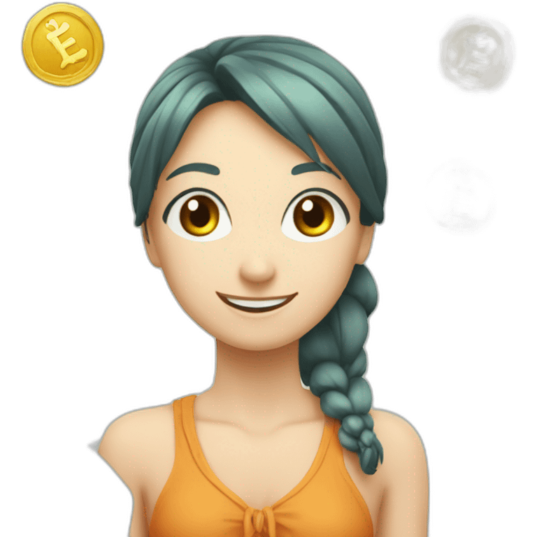 nami avec un billet en euros emoji