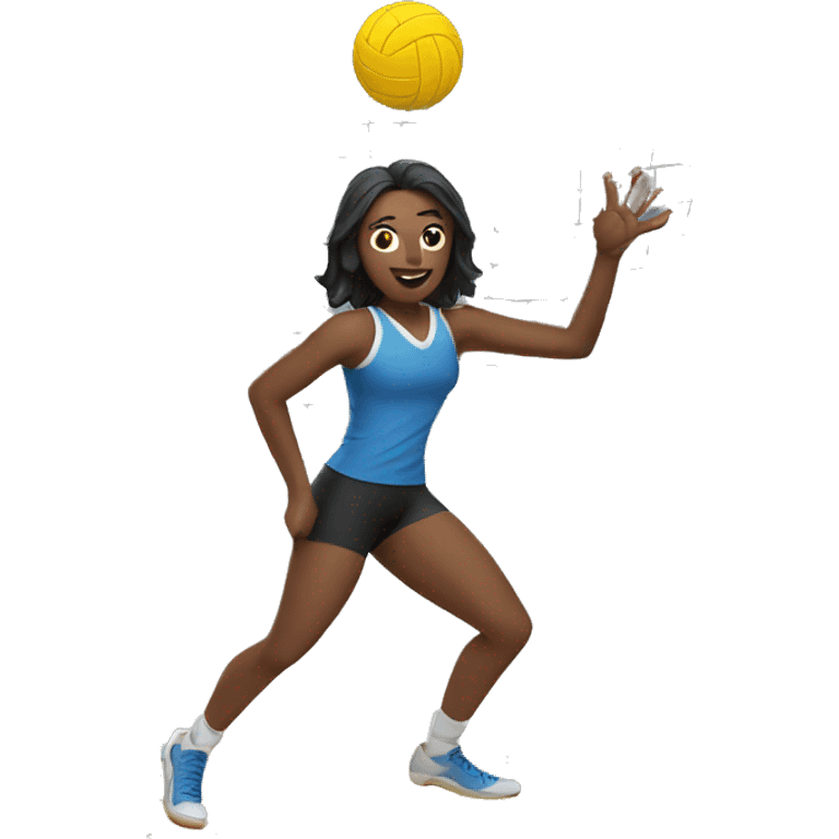 playing volleyball emoji