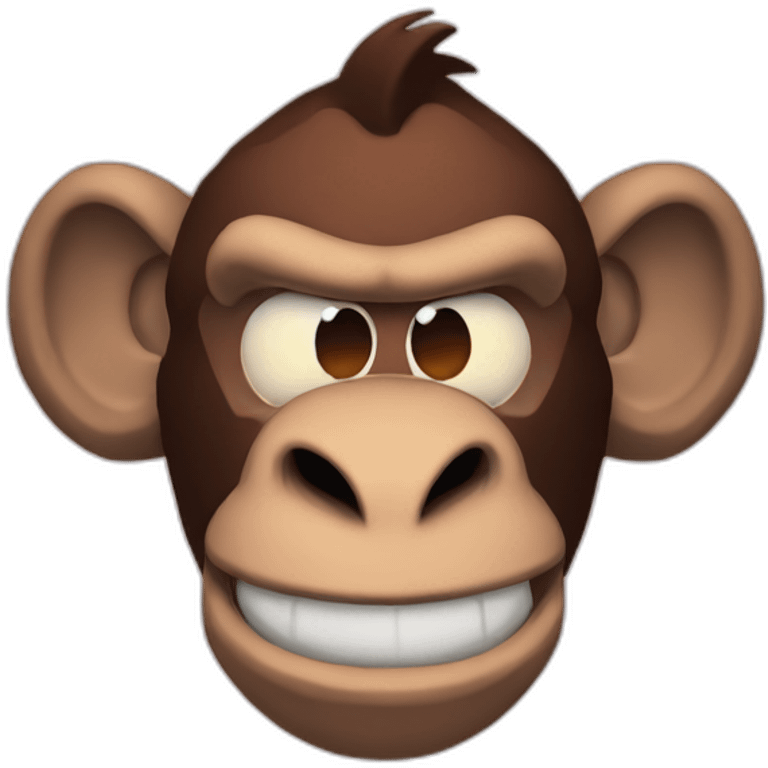 Donkey Kong Face emoji