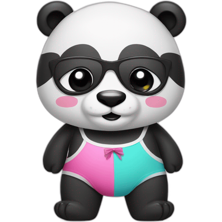 panda in a swimsuit  emoji