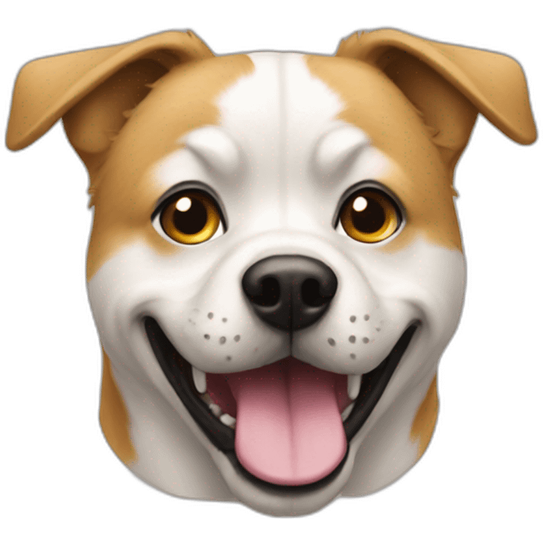 Chat sur chien emoji