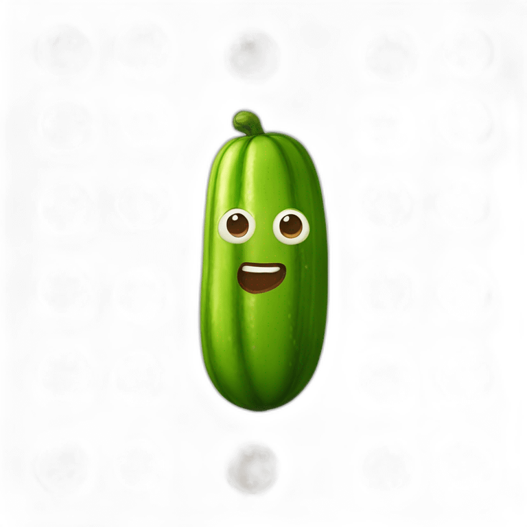 Pepino y galleta emoji