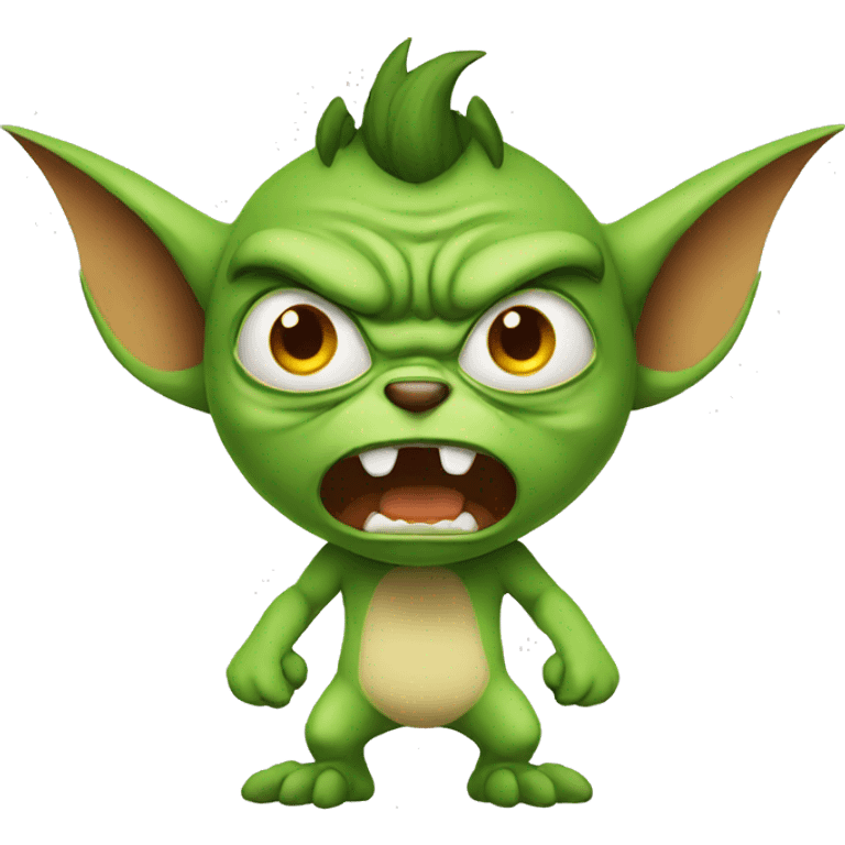 angry gremlin emoji