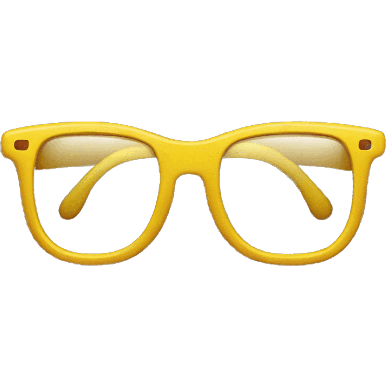 yellow smiley with glasses emoji