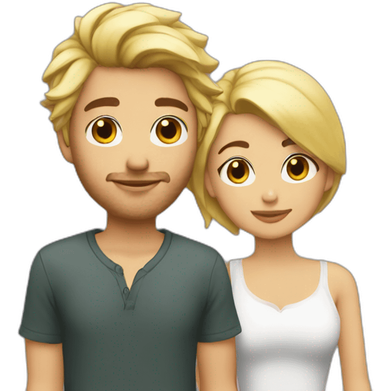 boyfriend blond with pato emoji