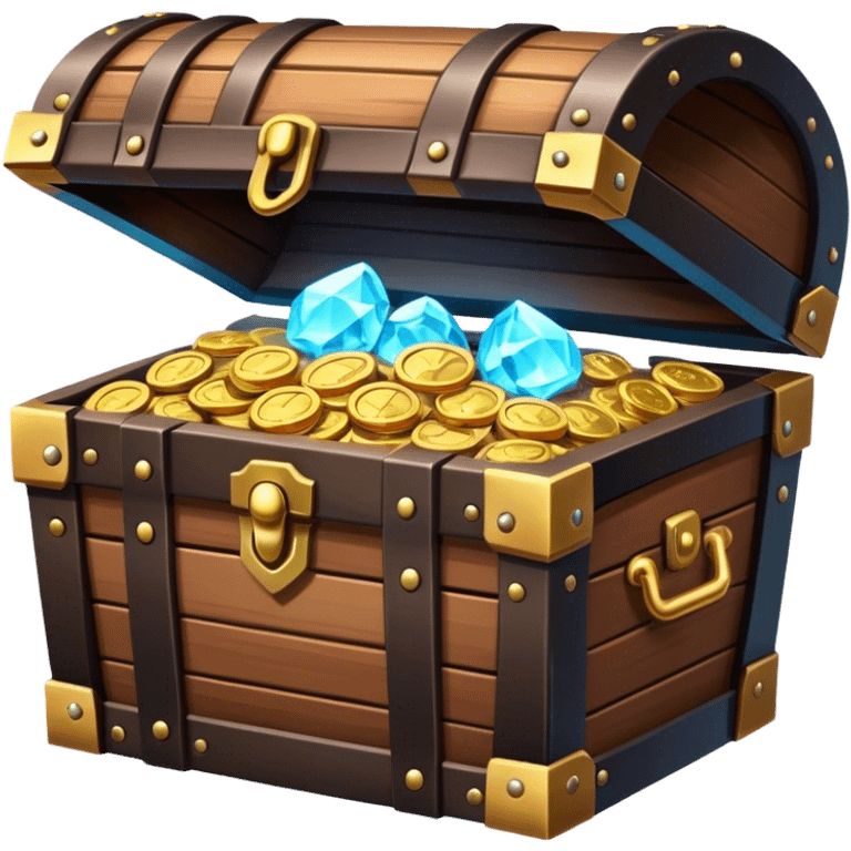 treasure chest glowing emoji