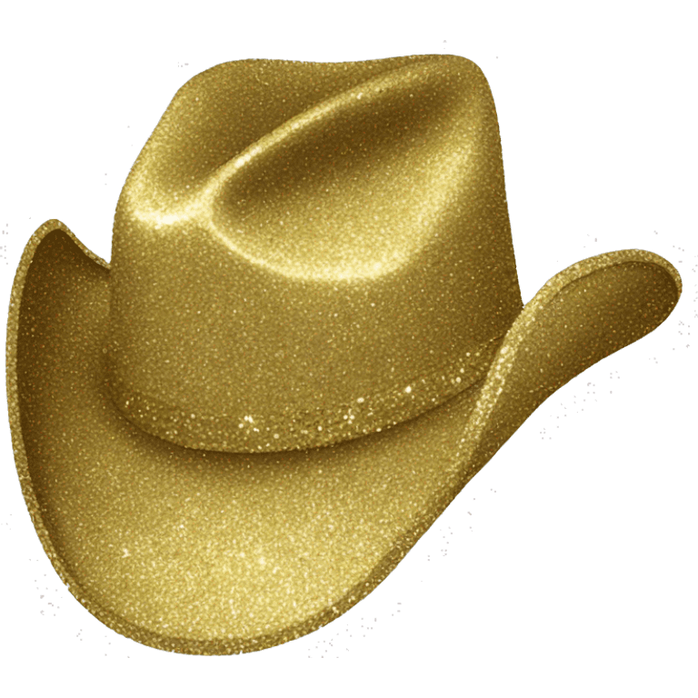 glitter cowboy hat emoji