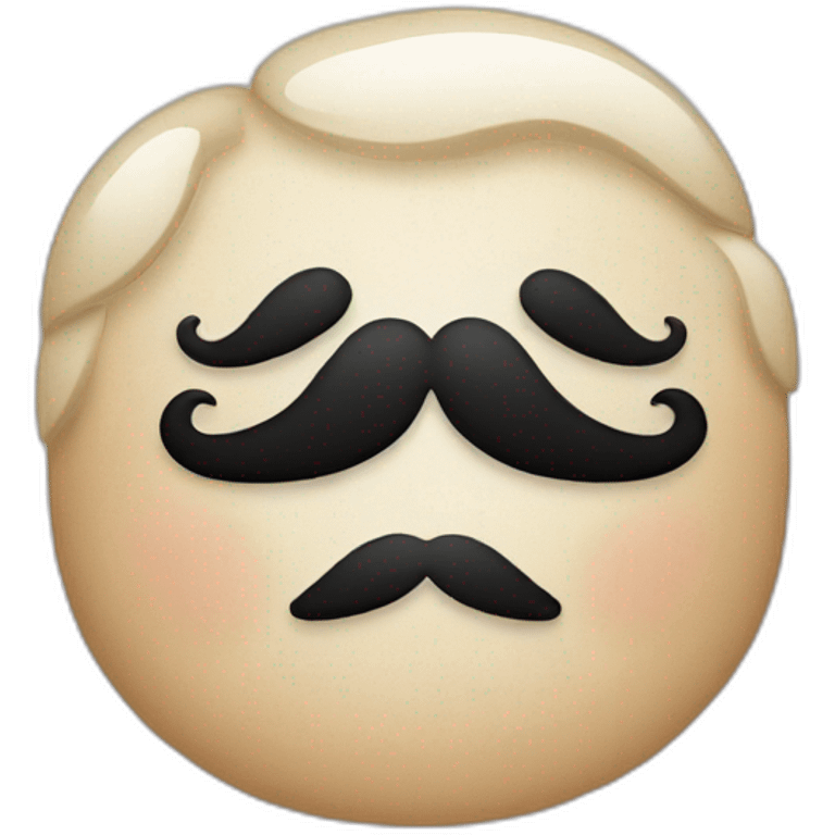 mustache emoji