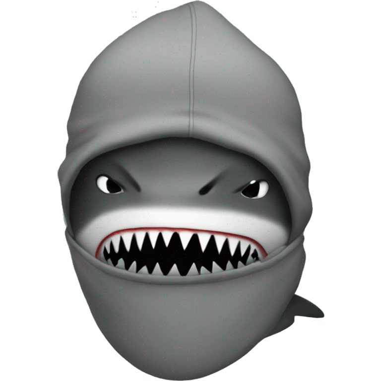 shark in a ski mask emoji