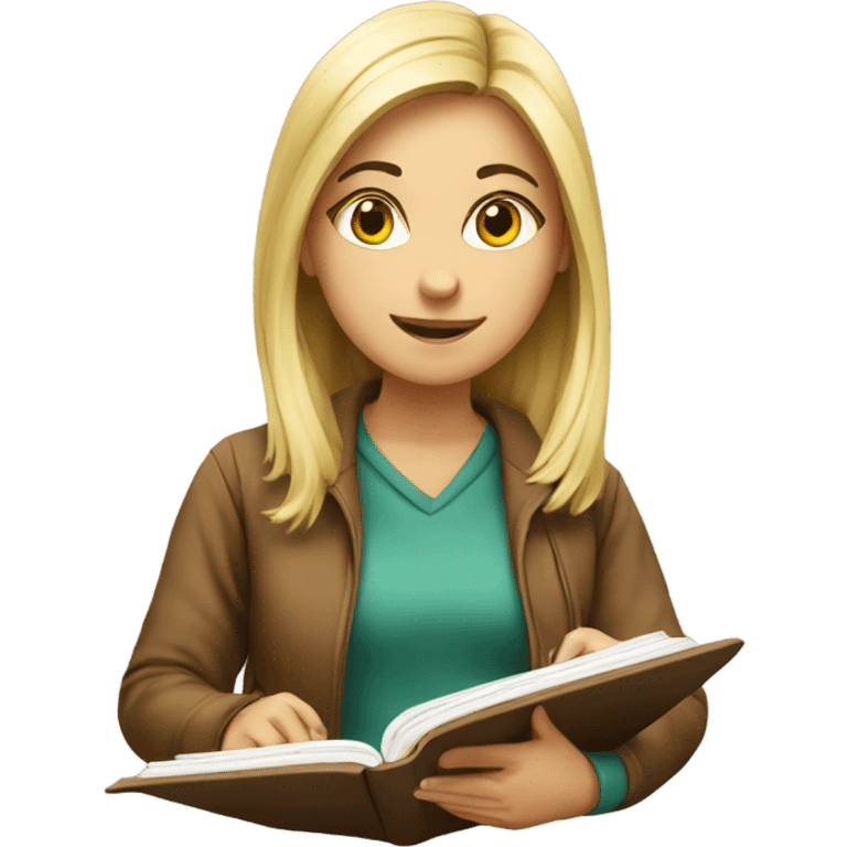 Studying girl emoji