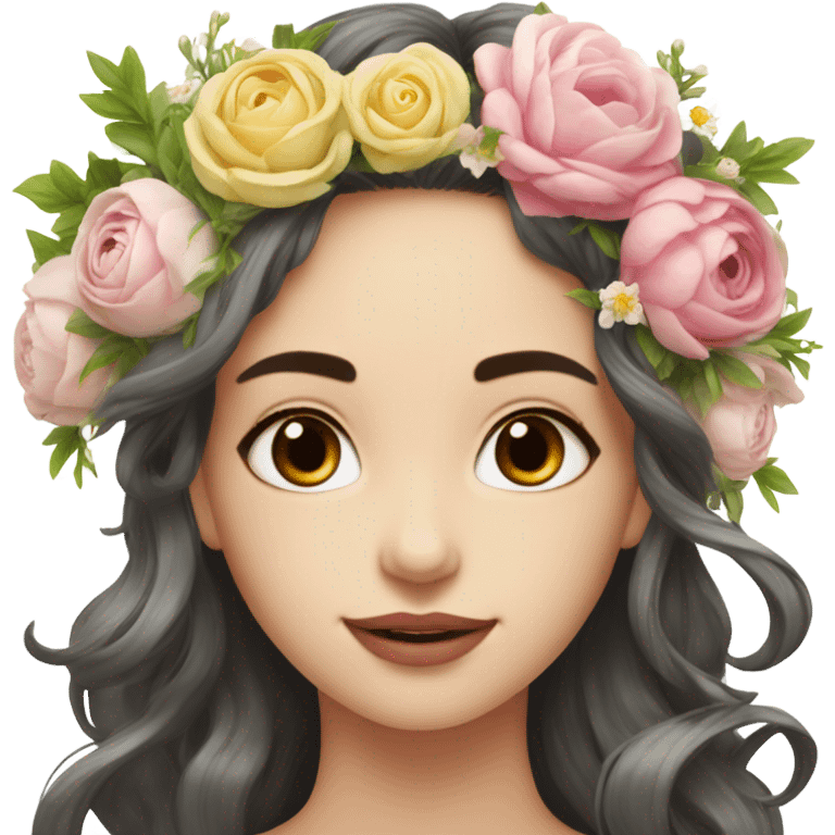 Flower crown  emoji