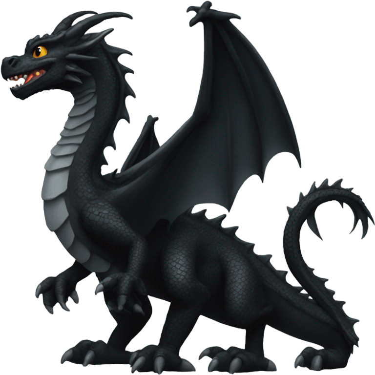 black dragon emoji