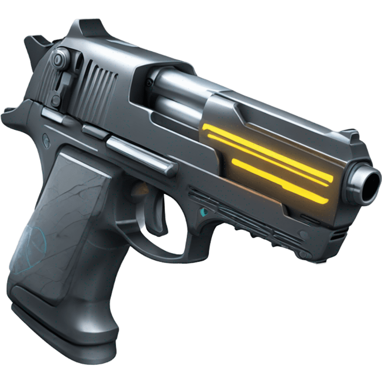 sci fi desert eagle gun emoji