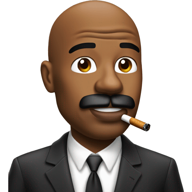 Steve Harvey smoking  emoji