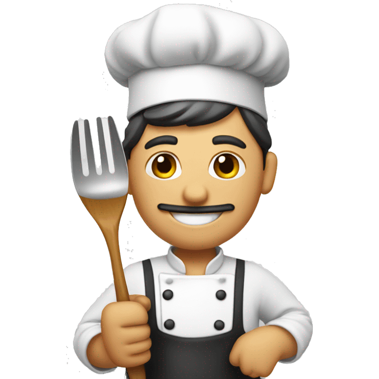 Chef with spoon in his hand emoji