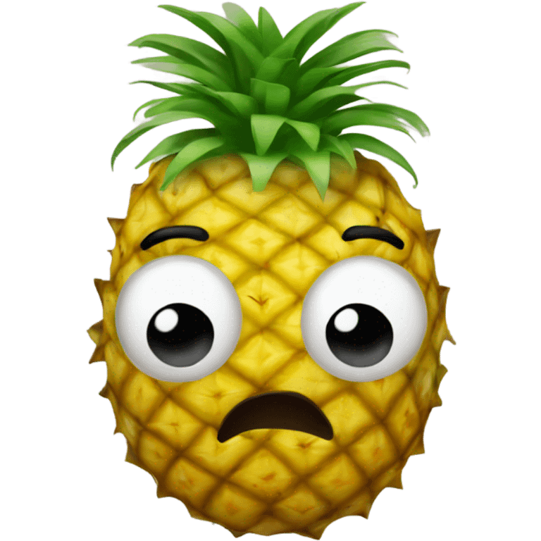 Upside down pineapple  emoji