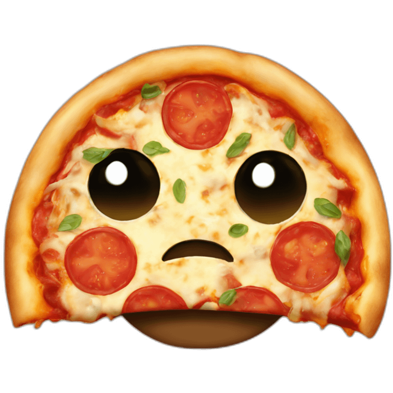 pizza head emoji