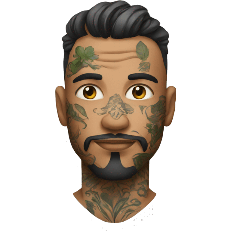 Man whit tattoo  emoji