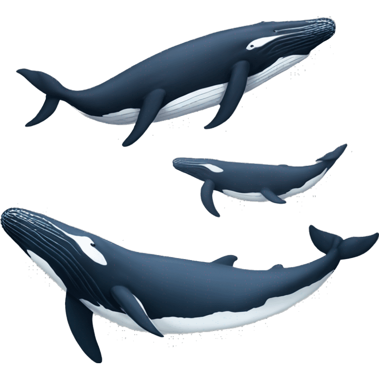 2 humpback whales emoji