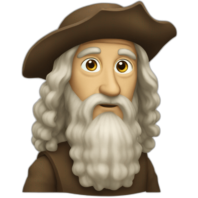 leonardo da vinci emoji