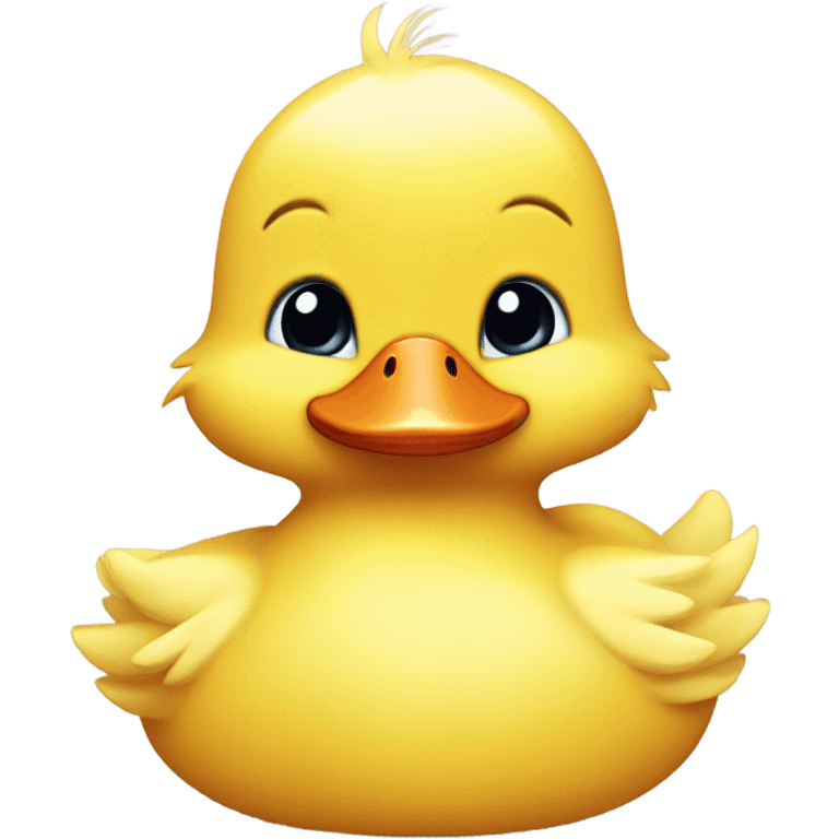 Cute baby duck emoji