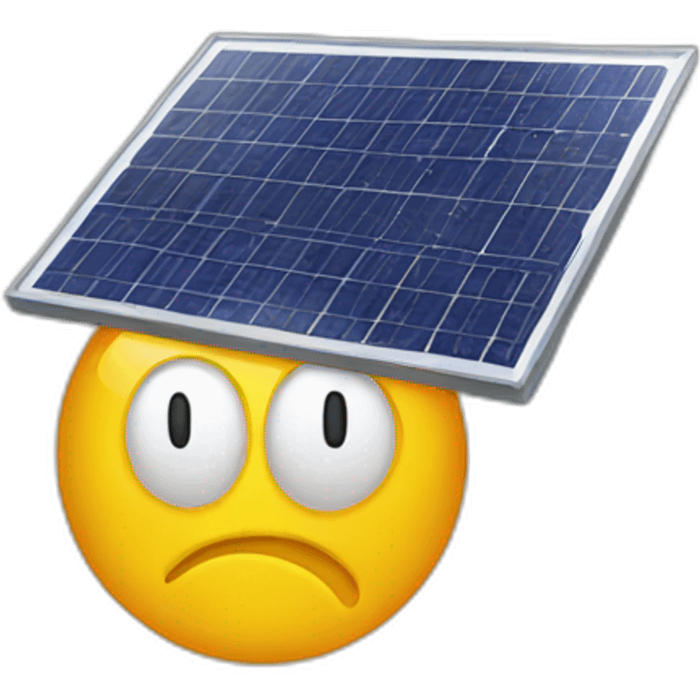 Panel solar emoji