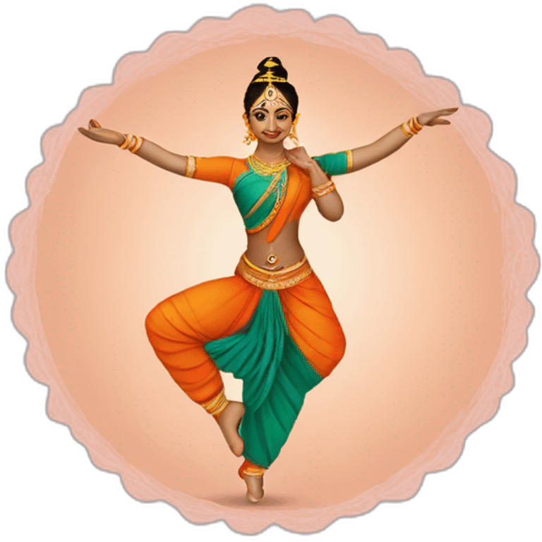 a bharatanatyam  emoji