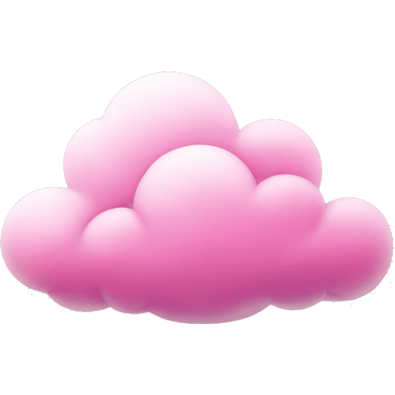 Pink clouds emoji