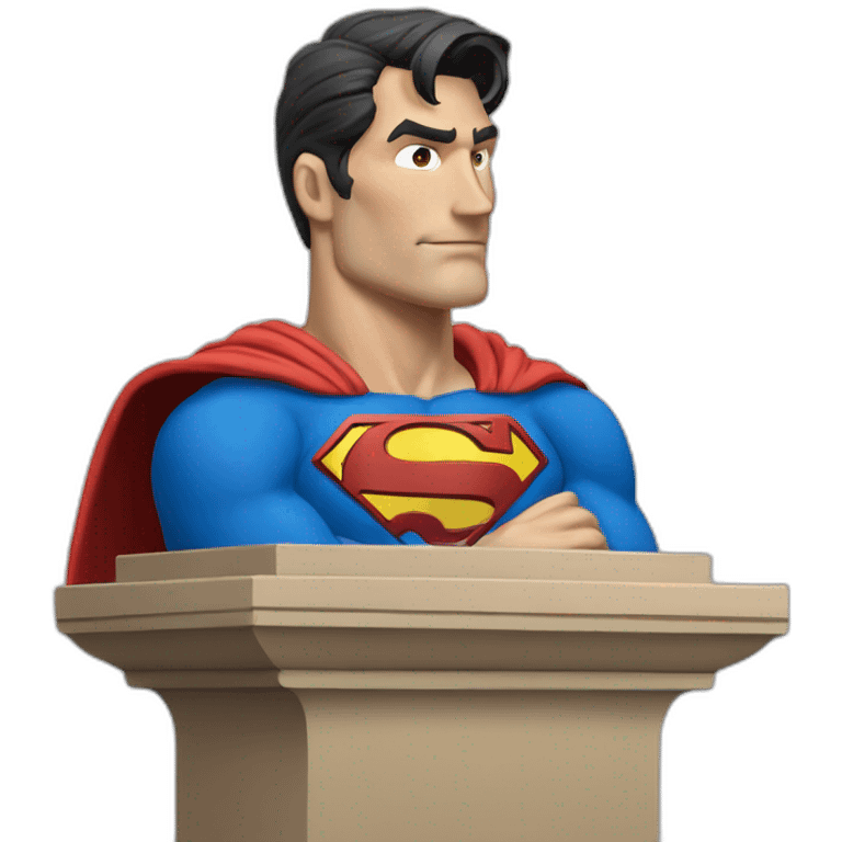 superman bust emoji