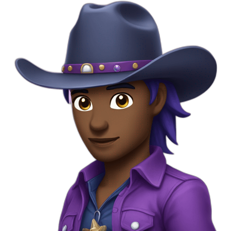 twilight sparkle cowboy emoji