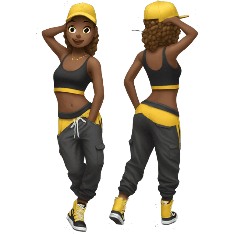 hip hop dancer emoji