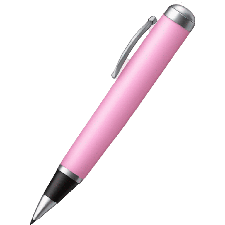 Light pink pen emoji