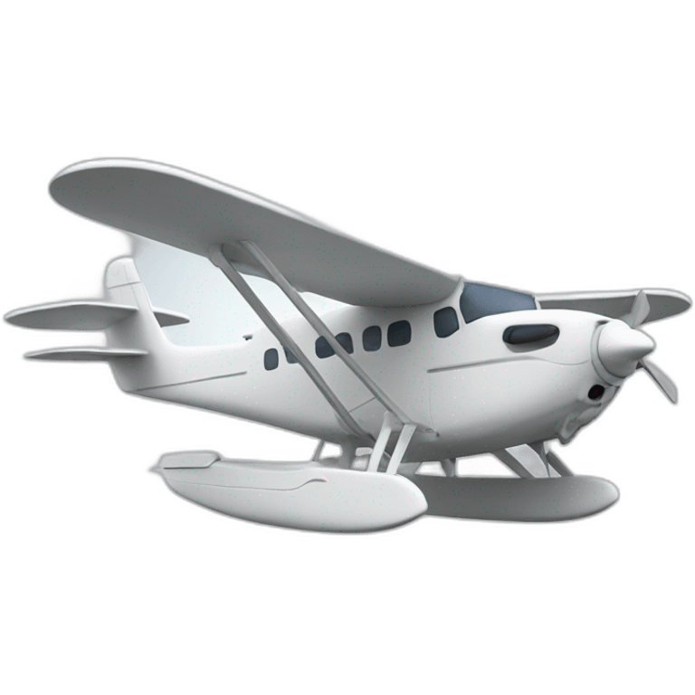 seaplane amphibian White color emoji